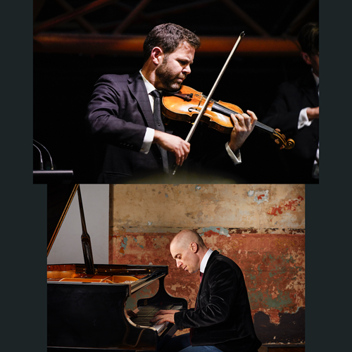 Simon Tedeschi & renowned violinist Andrew Haveron