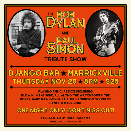 Drey Rollan Presents: The Bob Dylan & Paul Simon Tribute Show