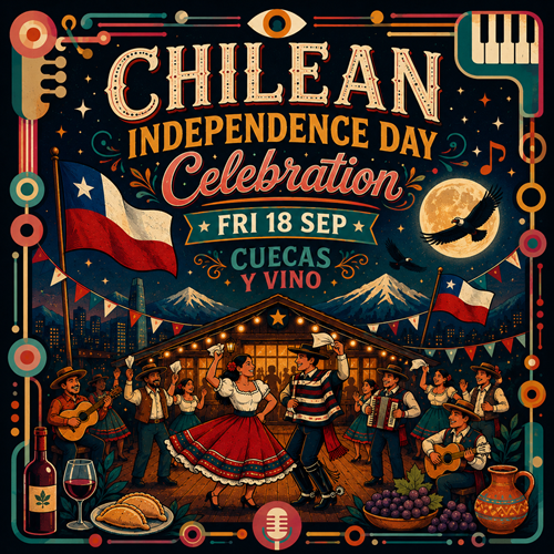 Chilean Independence Day: Cuecas y Vino